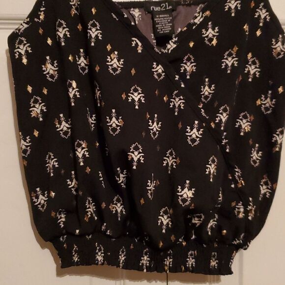 Rue 21 Women's Black Crop Tank Top Size XSmall - Picture 2 of 9